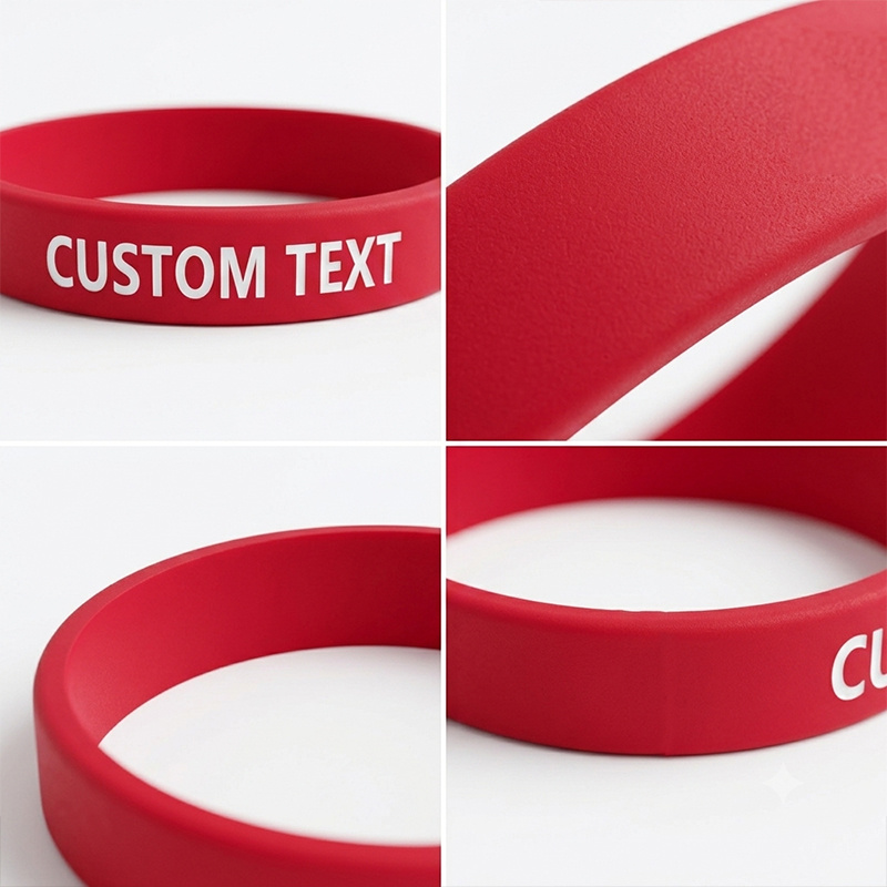 200pc Custom Silicone Wristbands, Thirteen Colors